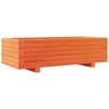 vidaXL Garden Planter Wax Brown 90x40x26.5 cm Solid Wood Pine
