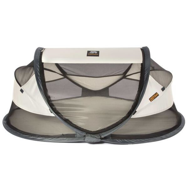DERYAN Pop-up Travel Cot Baby Luxe with Mosquito Net Cream