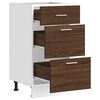vidaXL Bottom Cabinet Lyon Brown Oak 40x46x81.5 cm Engineered Wood