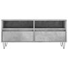 vidaXL TV Cabinet Concrete Grey 100x34.5x44.5 cm Engineered Wood