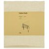vidaXL Table Cloth 5 pcs Rectangular Cream White 140 x 180 cm