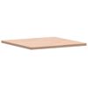 vidaXL Table Top 70x70x2.5 cm Square Solid Wood Beech