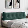vidaXL Back Pillow Dark Green 160 x 24 x 50 cm Velvet