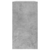 vidaXL Shoe Cabinet Concrete Grey 80x34x63 cm Engineered Wood