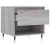 vidaXL Coffee Table Grey Sonoma 50x46x50 cm Engineered Wood