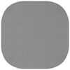 vidaXL Pool Ground Mat 36 pcs &Oslash; 350 cm Round EVA Foam Grey