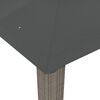 vidaXL Gazebo with Double Roof Anthracite 3.94x2.96 m Steel