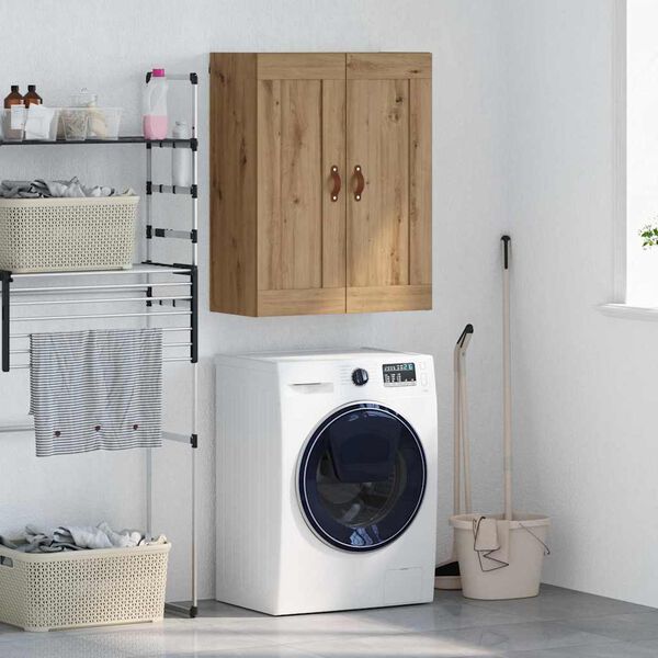 vidaXL Wall Mounted Cabinet Artisan Oak 69.5 x 34 x 90 cm