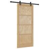 vidaXL Sliding Door ORKDAL Natural 86 x 198.5 cm Solid Pine Wood