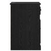 vidaXL Side Cabinet Black Oak 40 x 50 x 75 cm Engineered Wood