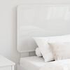 vidaXL Headboard Gloss White 75 cm Engineered wood