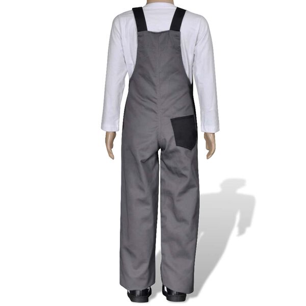 vidaXL Bib Pant Grey 98 / 104