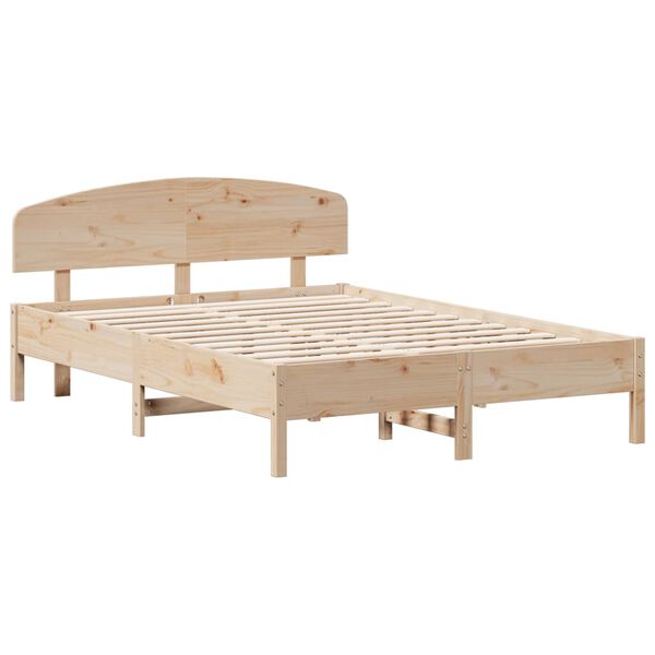 vidaXL Bed Frame without Mattress 140x200 cm Solid Wood Pine