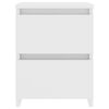vidaXL Bedside Cabinets 2 pcs White 30x30x40 cm Engineered Wood