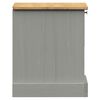 vidaXL Bedside Cabinet VIGO Grey 42x35x42 cm Solid Wood Pine
