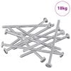 vidaXL Screw 800 pcs Silver M6 x 120 mm Steel