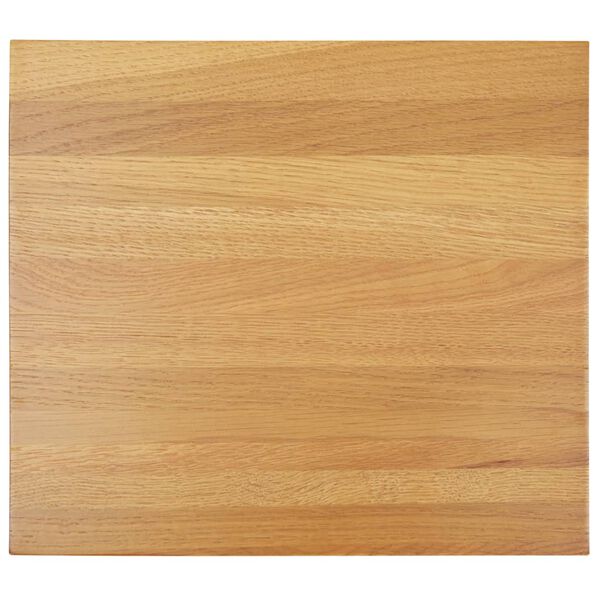 vidaXL End Table 27x24x37 cm Solid Oak Wood