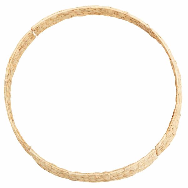 vidaXL Christmas Tree Collar Brown 75 x 75 x 25 cm Water hyacinth