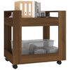 vidaXL Desk Trolley Brown Oak 60x45x60 cm Engineered Wood