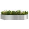 vidaXL Garden Planter 5 pcs Silver 120 x 120 x 20 cm Stainless Steel