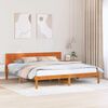 vidaXL Bed Frame Brown 180 x 200 cm Solid Pine wood