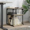 vidaXL Printer Stand 3-Tier Sonoma Oak 43x48x64 cm Engineered Wood
