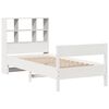 vidaXL Bookcase Bed without Mattress White 90x200cm Solid Wood Pine