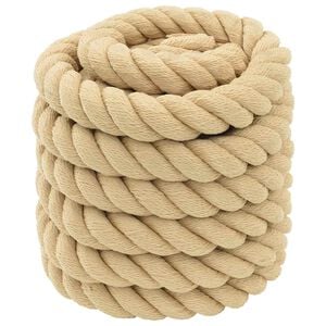vidaXL Boat Rope 6 mm 5 m Natural