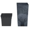 vidaXL Planter with Removable Inner Anthracite 21/49 L PP Concrete Look