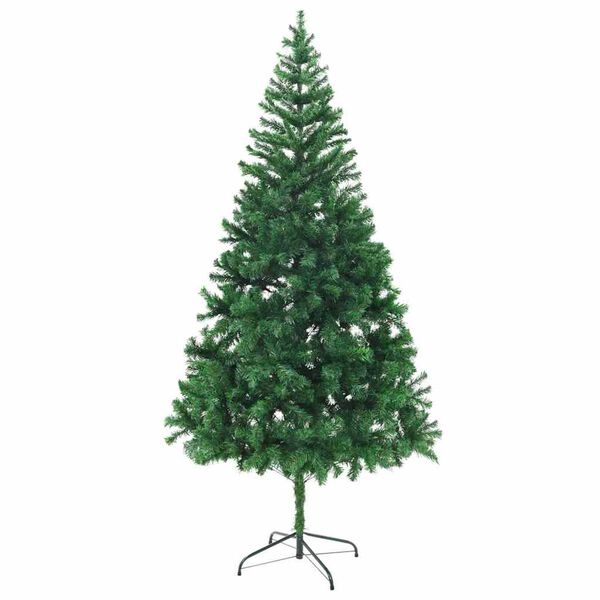 vidaXL Artificial Pre-lit Christmas Tree with Ball Set 210cm 910 Branches