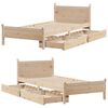 vidaXL Bed Frame without Mattress 90x200 cm Solid Wood Pine