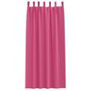 vidaXL Blackout Curtains with Rings 2 pcs Bright Pink 225 x 140 cm