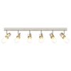 vidaXL Ceiling Spotlight Nickel 73 x 6.5 x 11.5 cm Metal