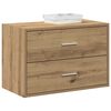 vidaXL Cabinet with 2 Drawers Artisan Oak 60x31x40 cm Engineered Wood
