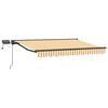 vidaXL Manual Awning Frame with LEDs 3 x 2 m Polyester with PU coating