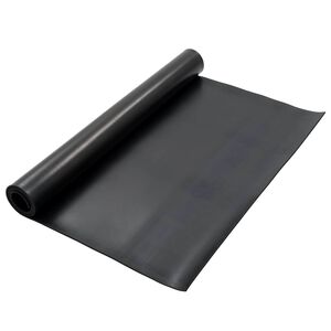 vidaXL Floor Mat Black 1.2 x 2 m Rubber