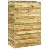 vidaXL Strandkorb with Drawer 112x60x168 cm Solid Wood Pine