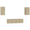 vidaXL TV Cabinet | Sonoma oak | Engineered wood | Medium | TV Cabinet