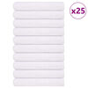 vidaXL Sauna Towels "FROGN" 25 pcs White 80x200 cm 360 gsm