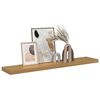vidaXL Wall Shelf Wall-mounted Brown 120 x 23.5 x 4 cm Engineered Wood