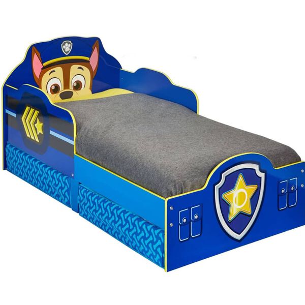 Paw Patrol Toddler Bed with Drawers 145x68x77 cm Blue WORL268007
