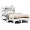 vidaXL Bed Frame without Mattress White 135x190 cm Solid Wood Pine