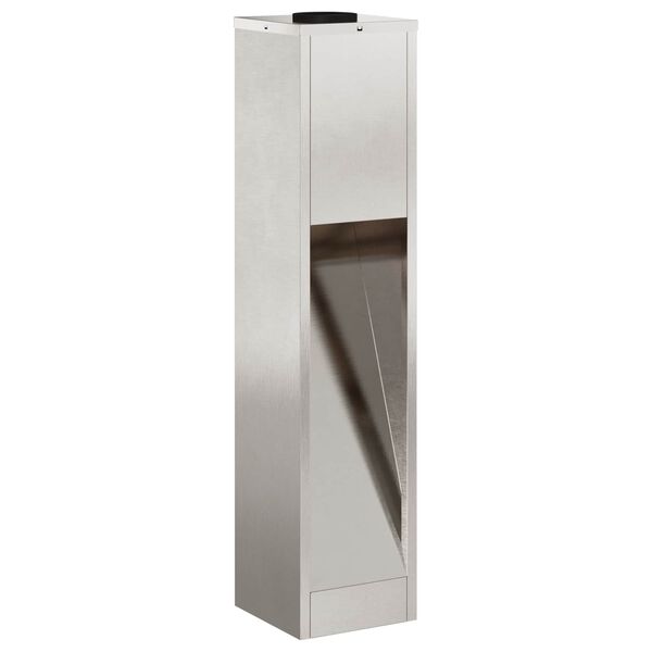 vidaXL Solar Led Pathway Light 2 pcs Silver Stainless Steel