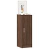 vidaXL Shoe Cabinet Brown Oak 32x35x92 cm Engineered Wood