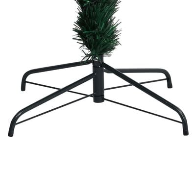 vidaXL Artificial Christmas Tree with Stand Green 240 cm Fibre Optic