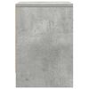 vidaXL Bedside Cabinet with Drawer Concrete Grey 39x28x41 cm