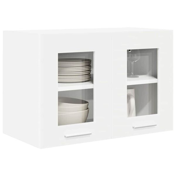 vidaXL Hanging Cabinet 2 pcs White 60 x 31 x 40 cm Engineered Wood