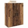 vidaXL Wall Cabinet Old Wood 69.5 x 34 x 90 cm Engineered Wood