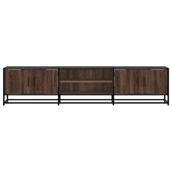 vidaXL TV Cabinet Brown Oak 180x35x41 cm Engineered Wood