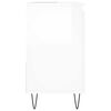 vidaXL Bathroom Cabinet High Gloss White 65x33x60 cm Engineered Wood